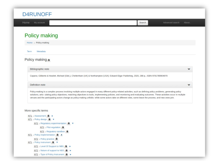 Fig. 05 - Example of a concept and its relationship