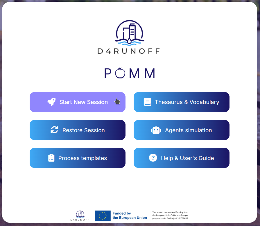 Fig. 10 - Start a new session