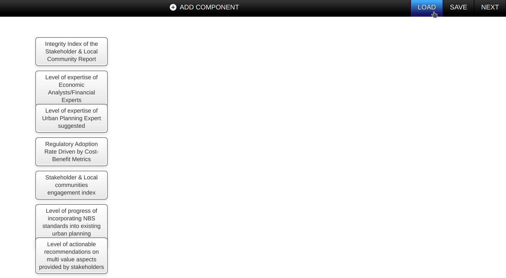 Fig. 56 - Load selected nodes in FCM environment