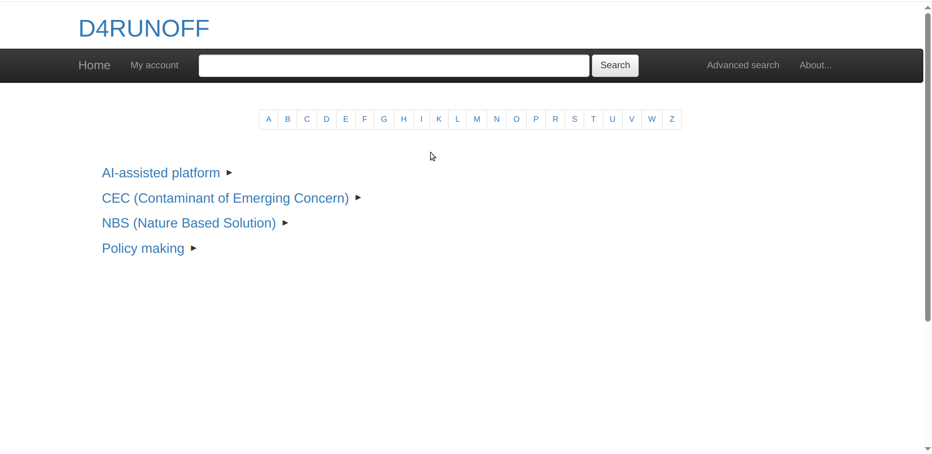 004 - Thesaurus & Vocabulary Home page