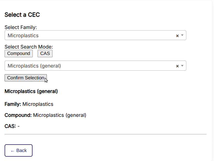 Fig. 021 - Confirm CECs selection