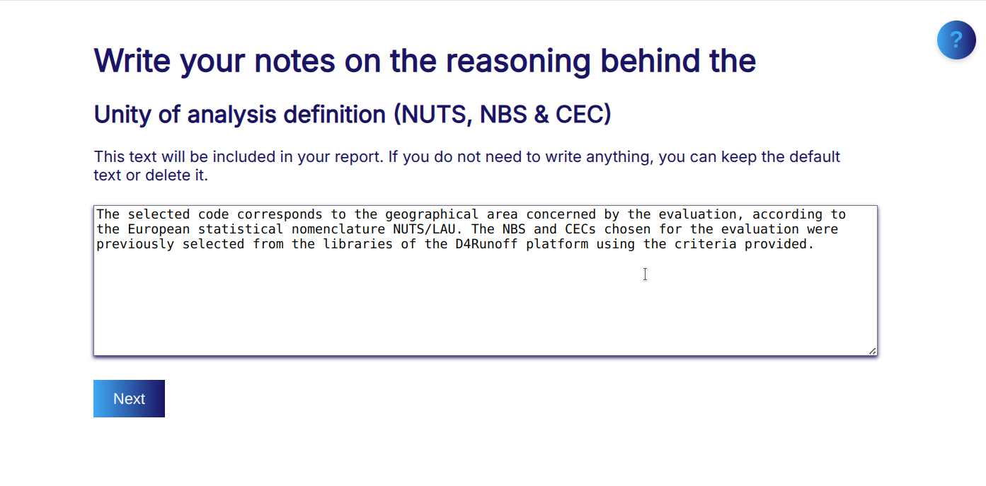 Fig. 22 - Write notes - Unity of Analysis (NUTS, NBS, CECs)