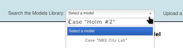 Fig. 43 - Load a model from the PoMM library
